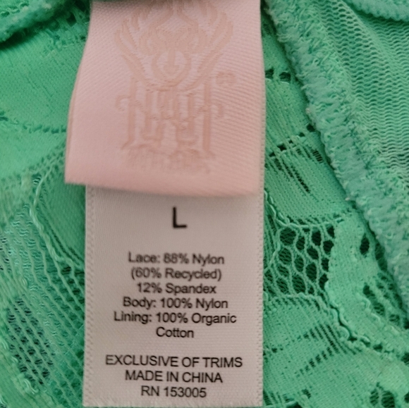 HAH Cheap And Cheerful Bodysuit in Mint It Large - Picture 8 of 8